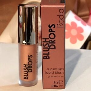 💚 *5/$25.00! Rodial MINI Sunset Kiss Blush Drops Travel Size, 2ml *BNIB